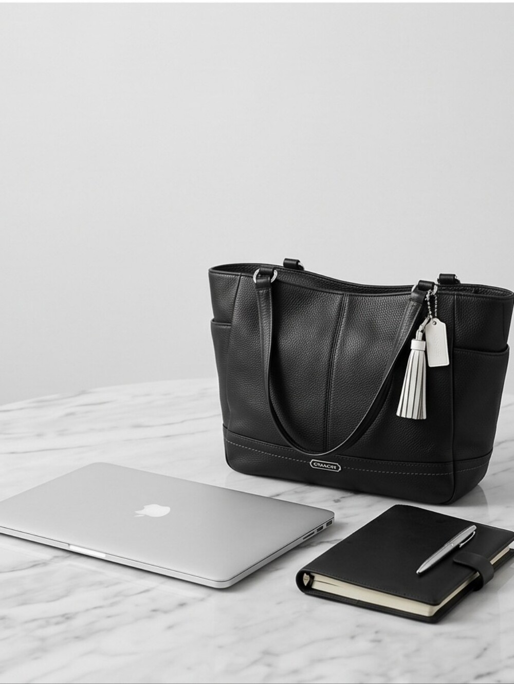 Coach Park Leather shoulder tote - Picture 5 of 9